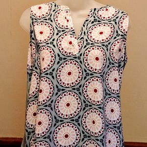 Ann Taylor Loft Mandala Blouse